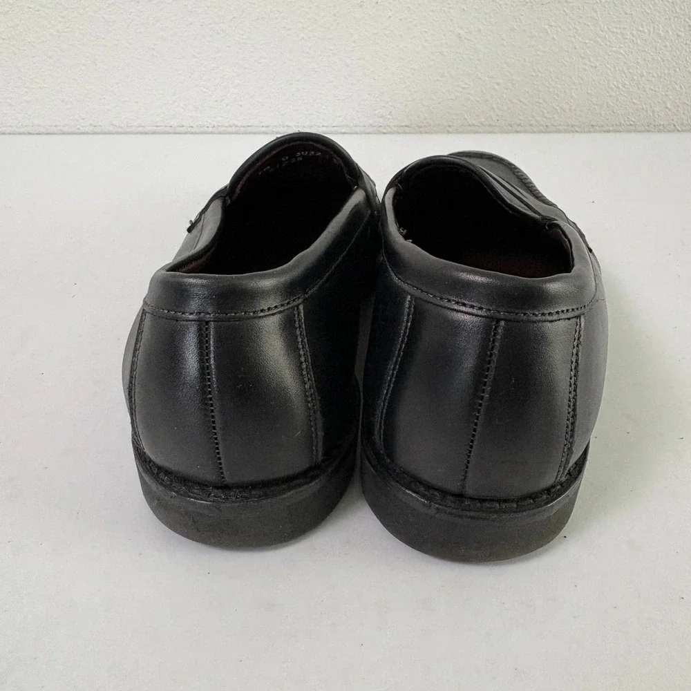 Allen Edmonds Penny Loafers Mens 9.5 D Black Leather Slip On Dress Shoes 3032